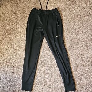 Nike Black Jogger Pants with White Logo